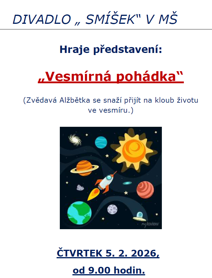 Divadlo v&nbsp;MŠ 