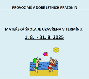 Uzavření MŠ 