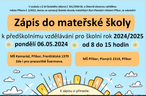 Zápis do MŠ